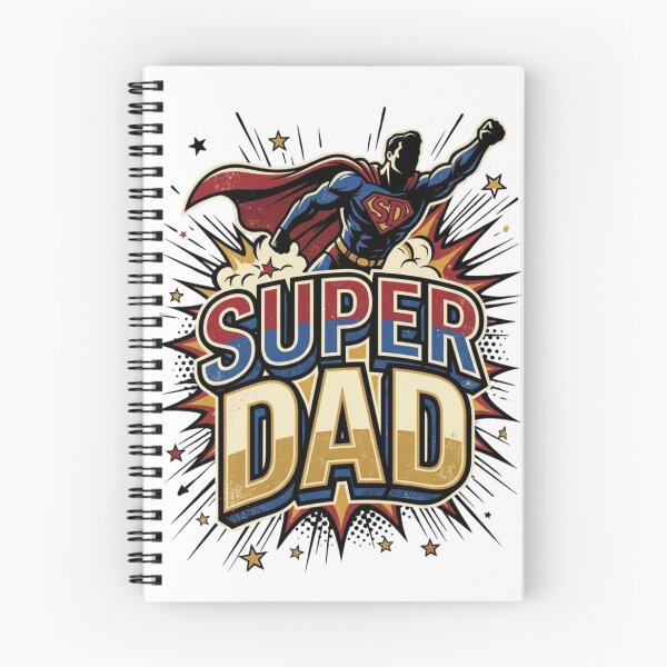 Item preview, Super Dad Retro Comic Flying Superhero designed and sold by PACS0011.