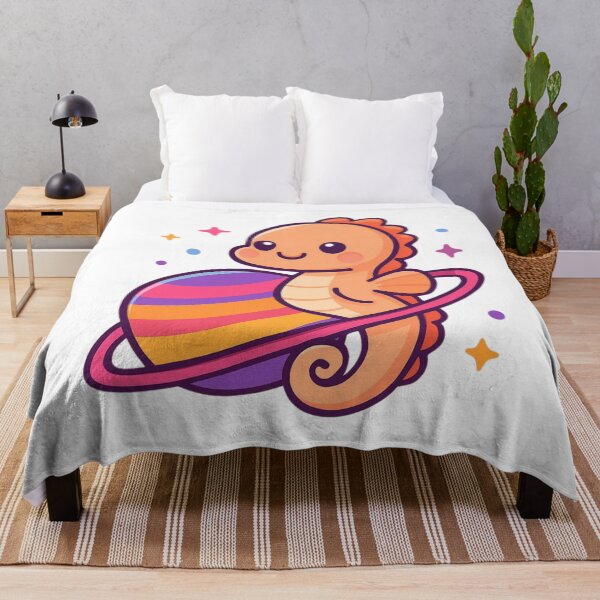 Item preview, Explore New Worlds Seahorse - Cute Space Sticker designed and sold by foryouandyours.