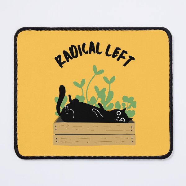Item preview, Radical Left Gardening Cat designed and sold by Volt Junkies.