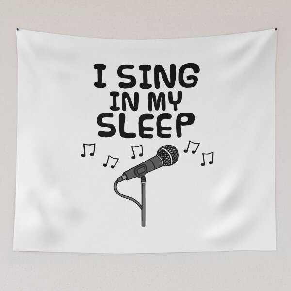 Item preview, I Sing In My Sleep, Singer Vocalist Musician Funny designed and sold by doodlerob.