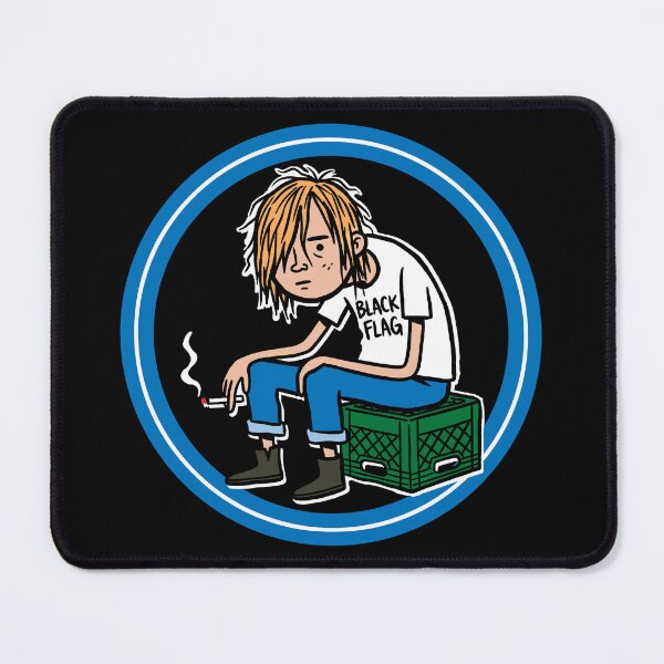 Item preview, That Australian Punk Rock Kid Black Flag Smoko Old School Cigarette Break Pop Art designed and sold by wmxdesign.