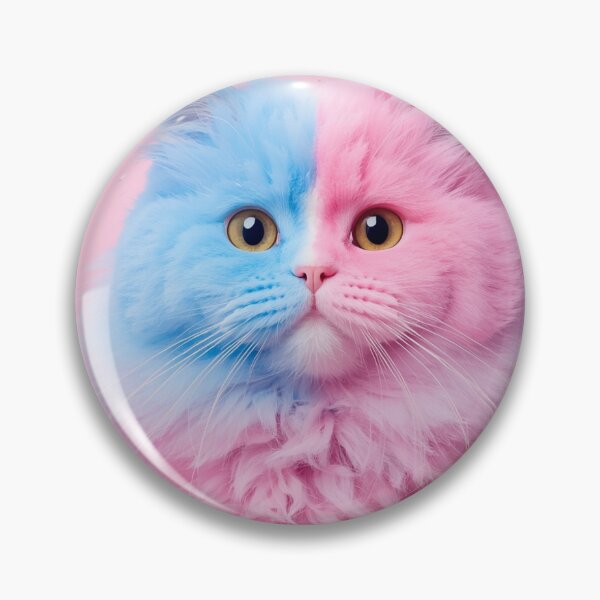 Item preview, Cotton Candy Cat Kawaii Sticker designed and sold by Stylestickers55.