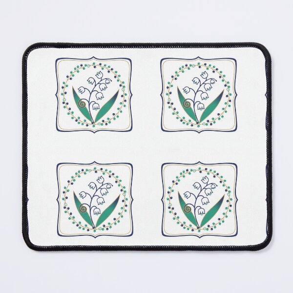 Item preview, Lily of the Valley Vintage Botanical Frame Art designed and sold by mijaczeek.
