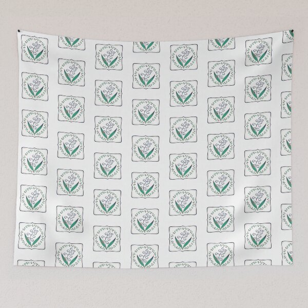 Item preview, Lily of the Valley Vintage Botanical Frame Art designed and sold by mijaczeek.