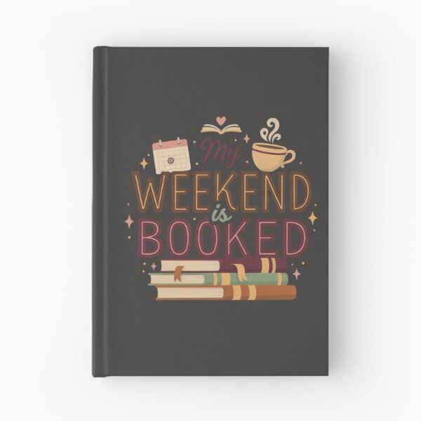 Item preview, My Weekend Is Booked Funny Book Lover Reading Design designed and sold by GiftLore Studio.