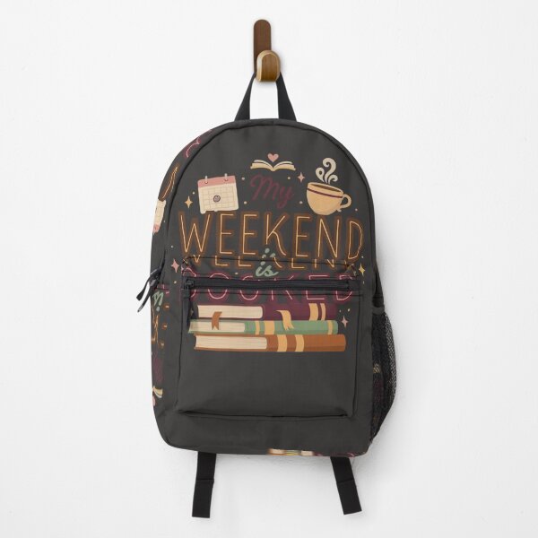 Item preview, My Weekend Is Booked Funny Book Lover Reading Design designed and sold by GiftLore Studio.