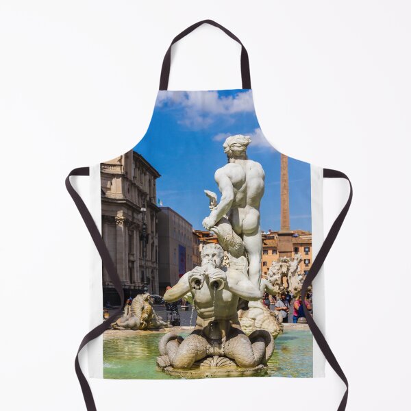 Item preview, Piazza Navona Fountain With Baroque Statues And Obelisk In Rome City Center designed and sold by Nmallia.