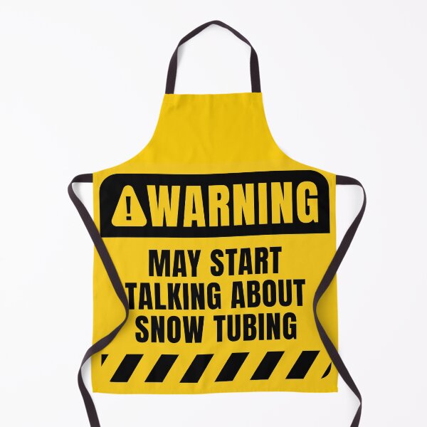Item preview, Snow Tubing Warning Sign designed and sold by MaryAller.