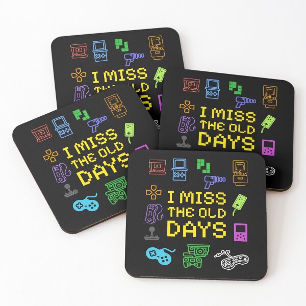 Item preview, I Miss The Old Days Retro Gaming Pixel Art designed and sold by DPlab.