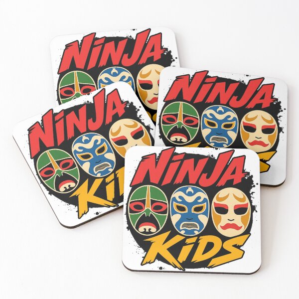 Item preview, Ninja Kids Logo Action Masks Retro Style Two designed and sold by killem667.