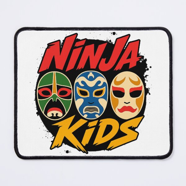 Item preview, Ninja Kids Logo Action Masks Retro Style Two designed and sold by killem667.