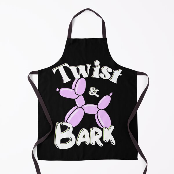 Item preview, Twist and Bark Retro Balloon Dog Neon Pop Art | White Text Edition designed and sold by SunandShade.