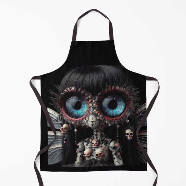 Item preview,  Cosmic Blue Eyed Insect Fairy Doll with Miniature Skulls designed and sold by LujziWorld.