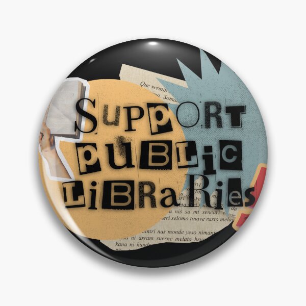 Item preview, Support Public Libraries | Collage Art designed and sold by finchthebard.