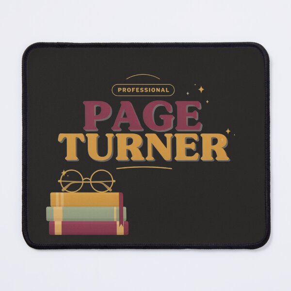 Item preview, Professional Page Turner Cute Book Lover Reading Design designed and sold by GiftLore Studio.
