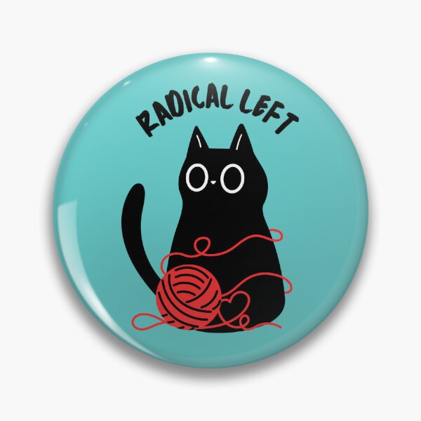 Item preview, Radical Left Cat Tangled In Yarn designed and sold by Volt Junkies.
