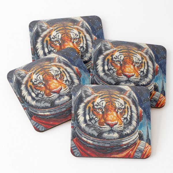 Item preview, TIGERS IN SPACE-4 designed and sold by truthtopower.