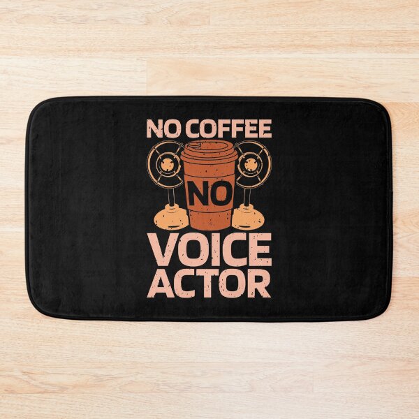 Item preview, Voice Actor No Coffee No Voice Art Coffee Lover designed and sold by tshirtconcepts.