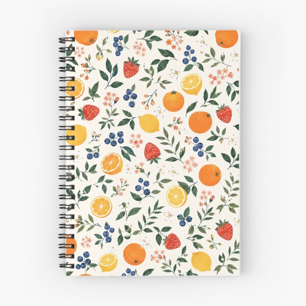 Item preview, Watercolor Fruit Pattern Phone Case for Girls | Aesthetic Citrus and Berry Journal for Students | Fresh Botanical Fruit Blanket for Mom | Colorful Summer Fruit Tote Bag for Teachers designed and sold by VivaFy.