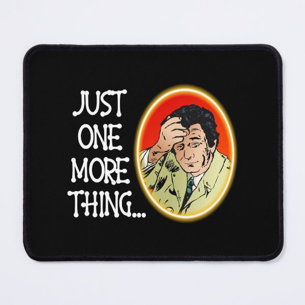 Item preview, Just One More Thing… (on Black) designed and sold by PawsitiveMum3.