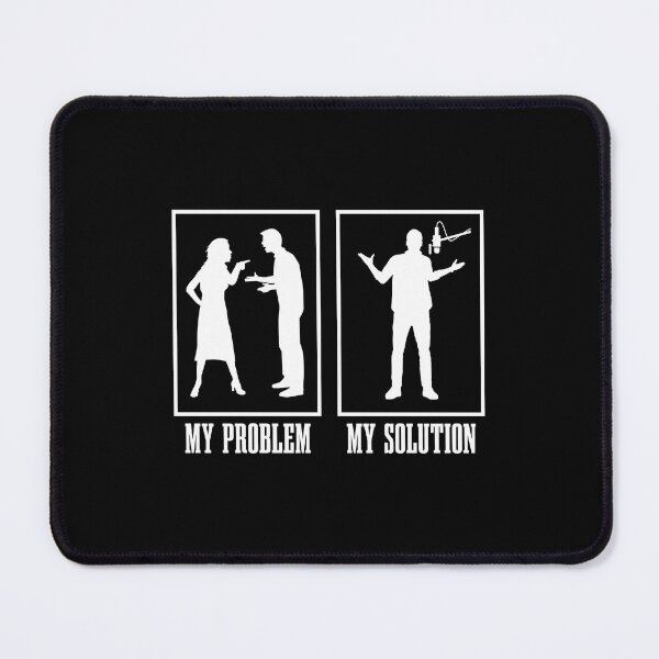 Item preview, Voice Actor My Problem My Solution Pictogram Dad designed and sold by tshirtconcepts.
