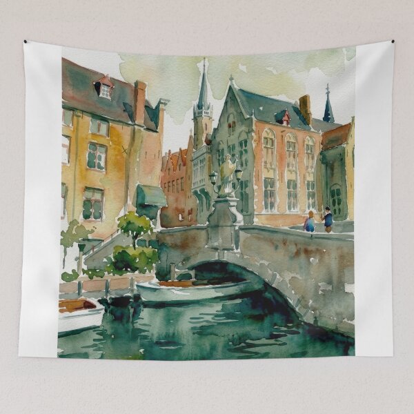 Item preview, Bruges Canal Bridge designed and sold by caracatita75.