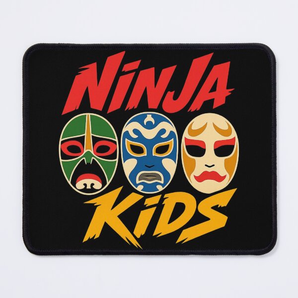 Item preview, Ninja Kids Logo Action Masks Retro Style designed and sold by killem667.