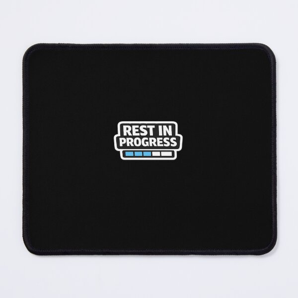Item preview, REST IN PROGRESS Minimalist Typography Design designed and sold by WestonStudio.