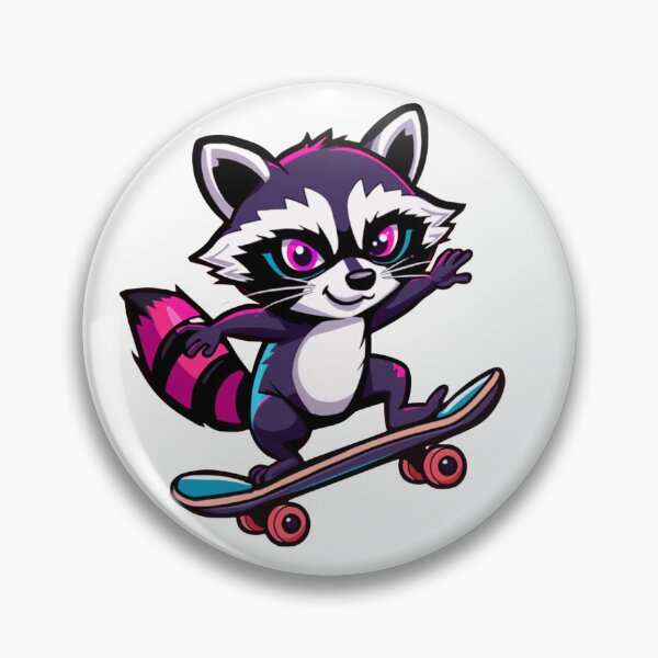 Item preview, Raccoon skating  designed and sold by PjSwiss.