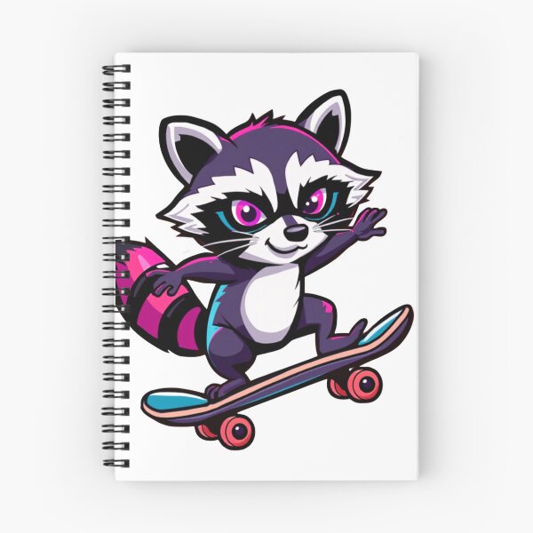 Item preview, Raccoon skating  designed and sold by PjSwiss.