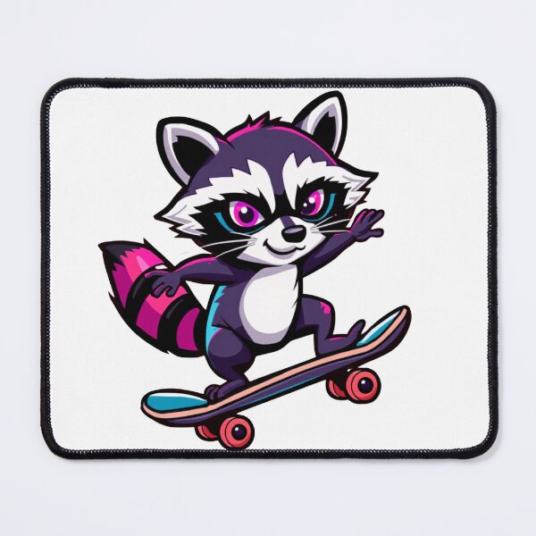 Item preview, Raccoon skating  designed and sold by PjSwiss.