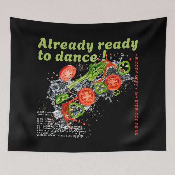 Item preview, Already Ready to Dance Bloody Mary Dancers & Dreamers Recipe designed and sold by JOCSTOCK.