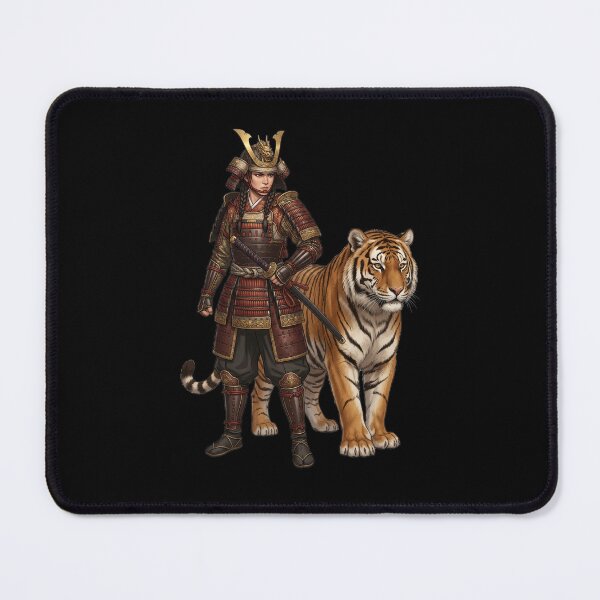Item preview, Samurai warrior with tiger designed and sold by ReneMM.
