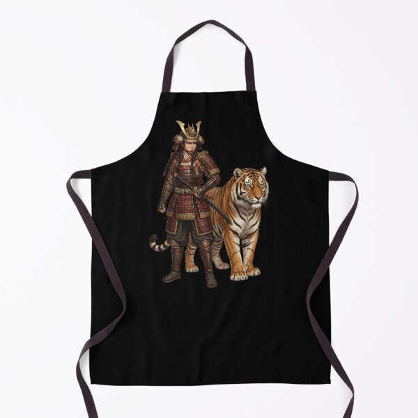 Item preview, Samurai warrior with tiger designed and sold by ReneMM.