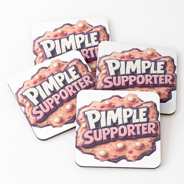 Item preview, Pimple Supporter Funny Acne Awareness Gamer Sticker designed and sold by Hookesmode.