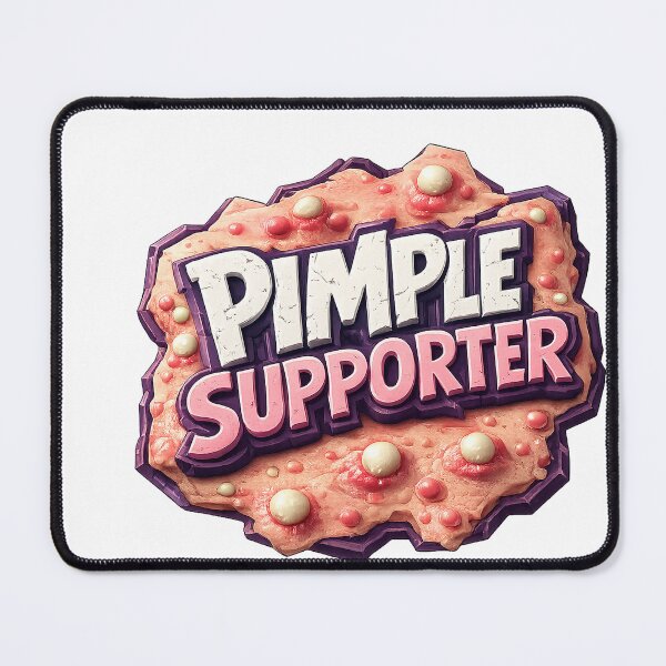 Item preview, Pimple Supporter Funny Acne Awareness Gamer Sticker designed and sold by Hookesmode.