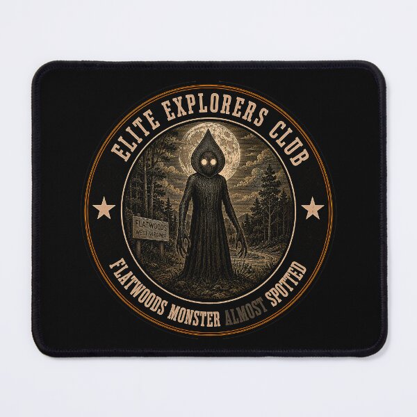 Item preview, Elite Explorers Club - Flatwoods Monster designed and sold by MetusArt.