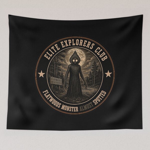 Item preview, Elite Explorers Club - Flatwoods Monster designed and sold by MetusArt.