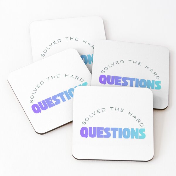 Item preview, Solved the hard questions designed and sold by ArtistTejal.