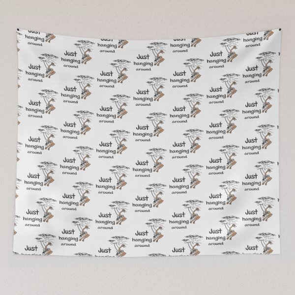 Item preview, Just Hanging Around Funny Ostrich | Lazy Day Humor Design designed and sold by Samaya-.