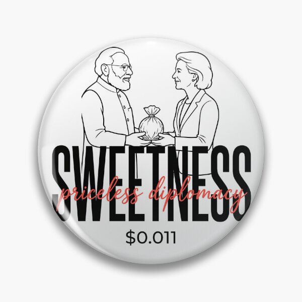 Item preview, Sweetness Priceless Diplomacy | Minimalist Political Satire T-Shirt designed and sold by canvahub.