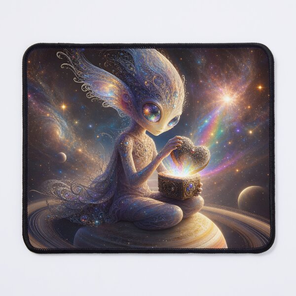 Item preview, Guardians of the stars' secrets on Saturn's rings designed and sold by KunstGeist.