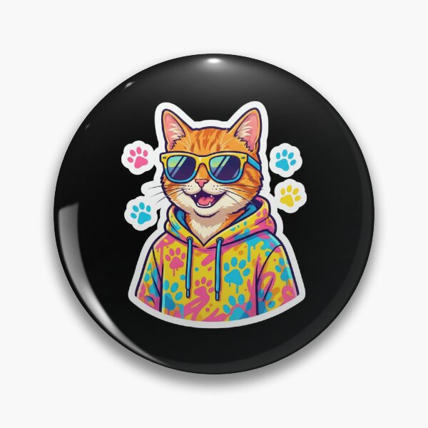 Item preview, Cool Orange Cat Wearing Sunglasses And Hoodie Art designed and sold by AbanoubStore.