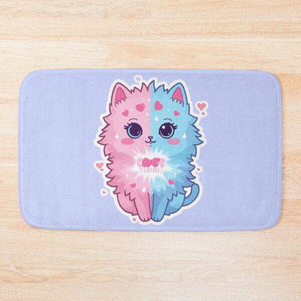 Item preview, Cotton Candy Cat Kawaii Sticker designed and sold by Stylestickers55.