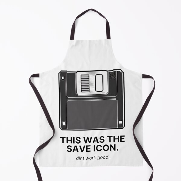 Item preview, This Was the Save Icon Funny Floppy Disk T-Shirt Retro Tech Humor Tee for Millennials designed and sold by Glitch&Grin.