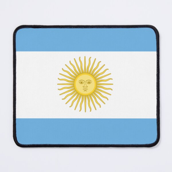 Item preview, Argentina Flag – Blue White Blue with Sun designed and sold by RachelMacht.