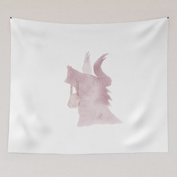 Artikelvorschau, Aquarell-Drache entworfen und verkauft von Grove's Shop.