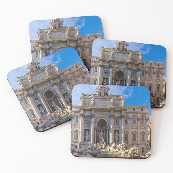 Item preview, Trevi Fountain In Rome Italy Front View Of Baroque Landmark And Sculpted Fountain In Sunlight designed and sold by Nmallia.