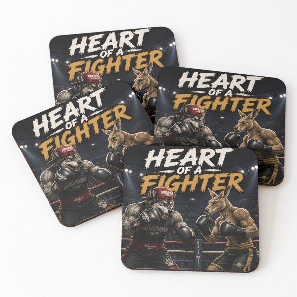 Item preview, Heart of a Fighter designed and sold by Mangurrian Shop.