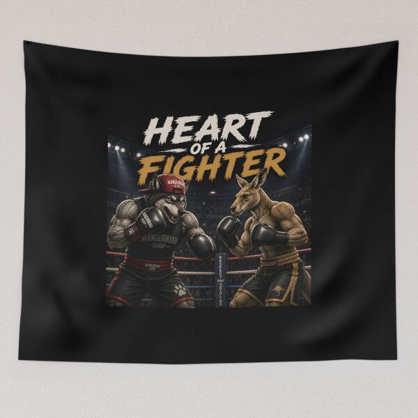 Item preview, Heart of a Fighter designed and sold by Mangurrian Shop.